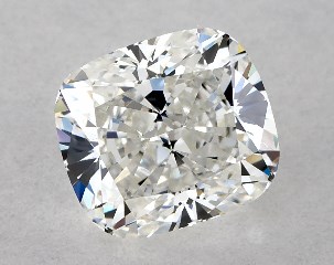 GIA 0.73 Carat H-VS1 Very Good Cut Cushion Modified Diamond